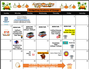 Bulldogs, check out our November calendar!  